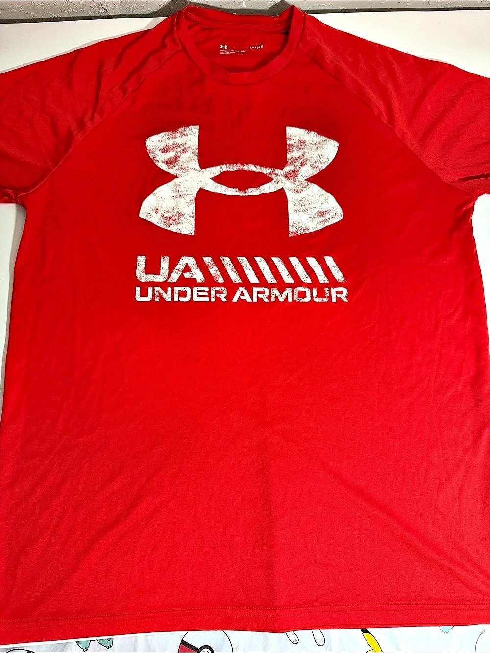Under Armour Men's Red Athletic Tee Size Large